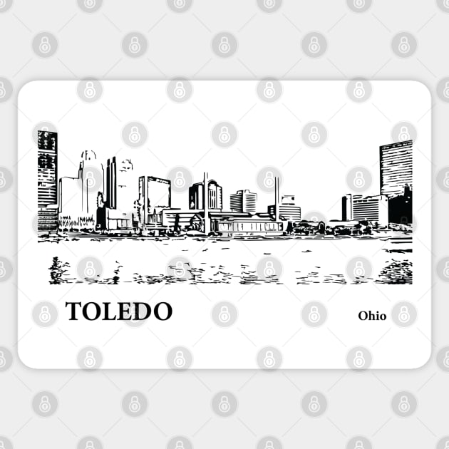 Toledo - Ohio Sticker by Lakeric